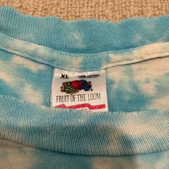 Vintage Grateful Dead "Surfing Skeletons" tie-dye t-shirt - Picture 3 of 6